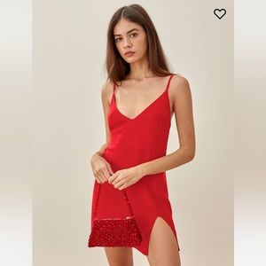 Reformation Marlowe Dress-Cherry. NWT